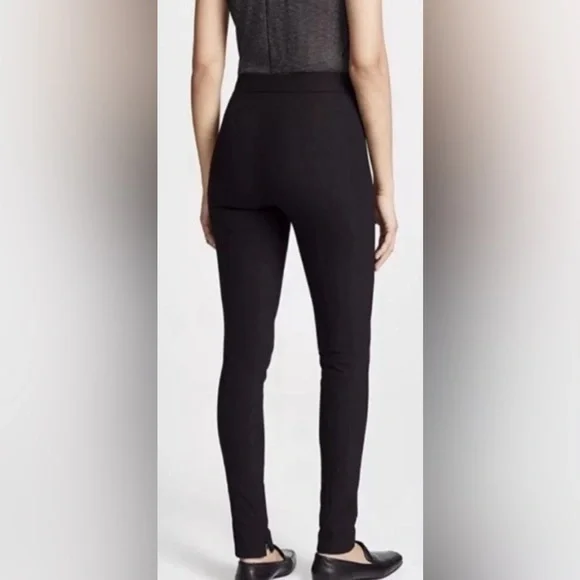 Theory HIGH-WAIST ECO NEW BI-STRETCH LEGGINGS IN BLACK - Picture 8 of 10